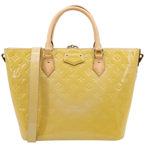 Louis Vuitton  Montebello MM Monogram Vernis Shoulder Bag Mustard - Picture 1 of 12